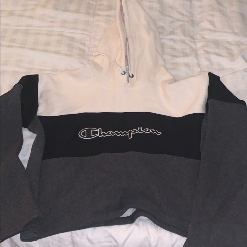 NWT cropped champion hoodie